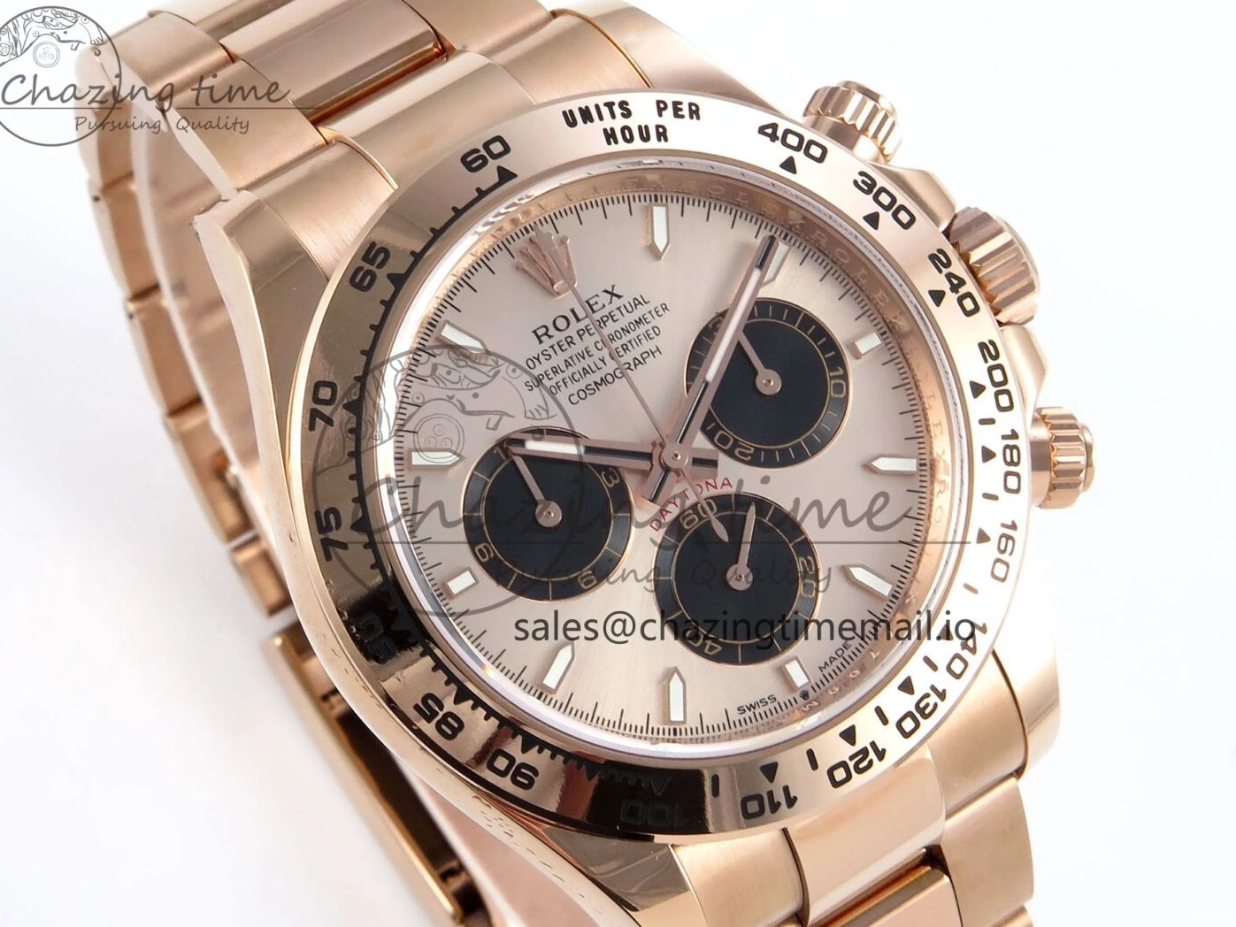 MiroTime 0507 Daytona 126505 APSF 1:1 Best Edition RG Black Dial on RG Braclet SH Sporty 730